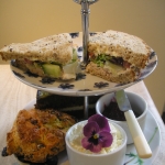 Cream tea at the Birdhouse tearoom, Nr Jedburgh, Scottish Borders