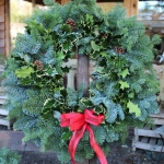 Christmas wreath making workshop Scottish Borders