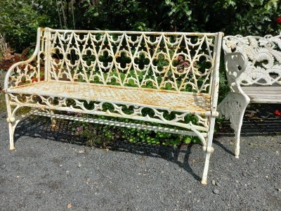 Decorative Cast Iron three-seater Bench in excellent condition. Very solid and heavy!. Approx 136cm length.
REF HH20723m162
Price £2,800