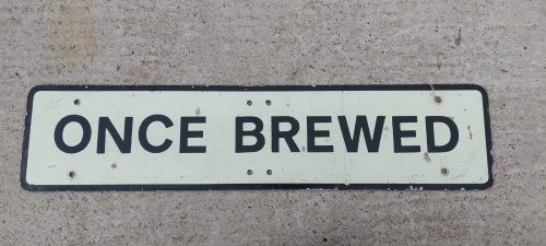Village in Northumberland sign for Once Brewed