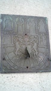 Antique Bronze Church Sundial