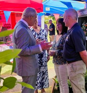 Meeting the King at his recent visit to Jedburgh
