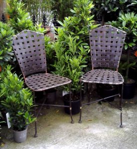 4x Maison Janson Design Patio Chairs.