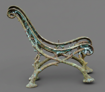 Victorian Park Bench Ends