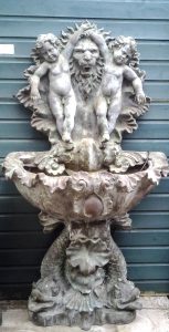 Copper Spouting Water Feature.