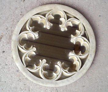 Round Stone Mirror