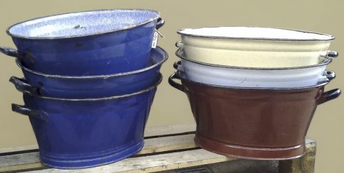 Small Enamel Tubs