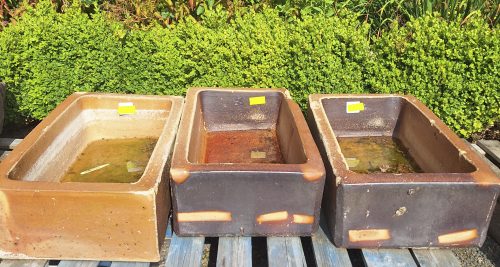 Salt glazed troughs