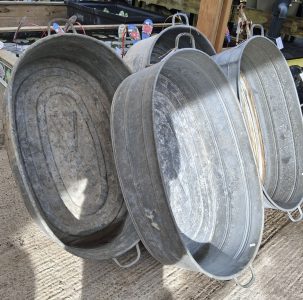 Oval Galvanised Baths