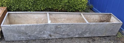 Large Galvanised Trough