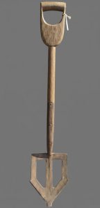 Vintage Clay Spade