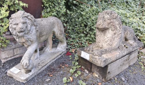 Pairs of Entrance Lions