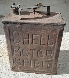 Vintage Shell Fuel Can